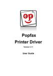 Popfax Printer User Guide