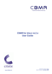 CBMR for Linux v6.2.x User Guide