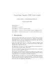 Typed Data Transfer (TDT) User's Guide
