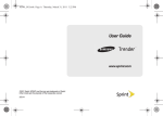 User Guide - Sprint Support