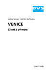 VENICE Client Software User Guide (Version 2.5)