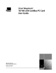 10/100 LAN CardBus PC Card User Guide