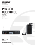 USER GUIDE PSM 300