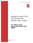 iPassConnect™ 2.0 for Pocket PC 2002 User Guide - ATeO