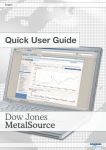 Dow Jones MetalSource Quick User Guide