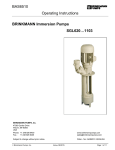 BAS6510 Operating Instructions BRINKMANN Immersion Pumps