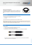 FiberX Optical DisplayPort Cable User Guide FX