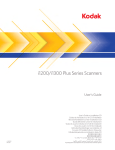 A-61560, User's Guide for the Kodak i1200/i1300 Series Scanners