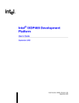 IXDP465 Development Platform User's Guide