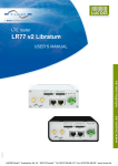 LR77 v2 Libratum user's guide