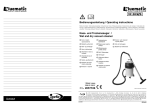 Bedienungsanleitung / Operating instructions Nass- und