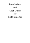 Installation- and User-Guide for PDB-Importer - www2.inf.fh