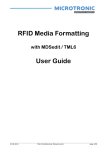 RFID Media Formatting User Guide