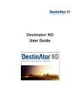 Destinator ND User Guide