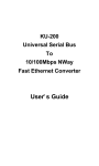 User's Guide - KTI Networks