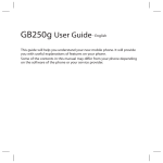 GB250g User Guide- English