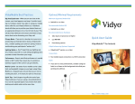 VidyoMobile for Android Quick User Guide