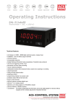 Operating Instructions - ACS-CONTROL