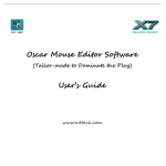 Oscar Mouse Editor Software User's Guide