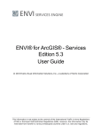 ENVI for ArcGIS - Services Edition User's Guide