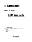 2604 User guide