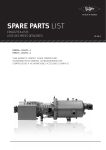 OPERATING INSTRUCTIONS SPARE PARTS LIST