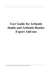 User Guide for Artlantis Studio and Artlantis Render