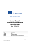 Licence Management System for Beneficiaries User Guide 6.0