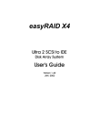 easyRAID X4 User's Guide