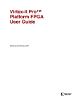 Xilinx Virtex-II Pro™ Platform FPGA User Guide v2.1