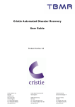 Cristie Automated Disaster Recovery User Guide