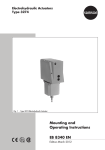 Mounting and Operating Instructions EB 8340 EN