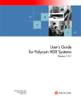 User's Guide for Polycom HDX Systems, Version 1.0.1
