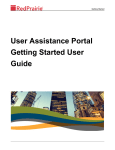 User Assistance Portal Getting Started User Guide