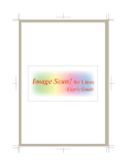 Image Scan! For Linux User's Guide