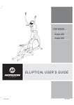 ELLIPTICAL USER'S GUIDE