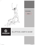 ELLIPTICAL USER'S GUIDE