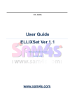 User Guide ELLIXSet Ver 1.1