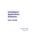 Intelligent Application Gateway User Guide