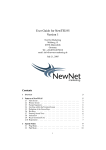 User Guide for NewTEL95 Version 1 - NewNet