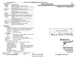 User's Guide High Resolution Scan Converter with Genlock im