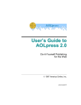 User's Guide to AOLpress 2.0 - Lehrer-Uni