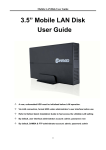 3.5” Mobile LAN Disk User Guide
