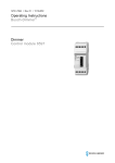 Operating Instructions Busch-Dimmer&reg; Dimmer Control module 6597