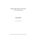 Open Dynamics Engine, v0.5 User Guide