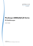 PicoScope 6000A/B/C/D Series User's Guide