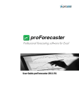 User Guide proForecaster 2011 R1