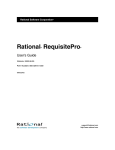Rational RequisitePro User's Guide