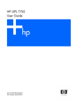 HP UPS T750 User Guide