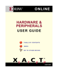 Hardware and Peripherals User Guide